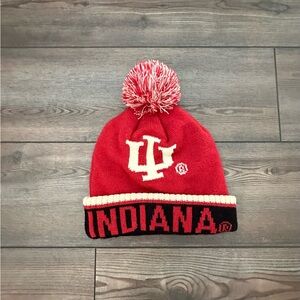 Vintage IU Indiana University Knit Beanie with Pom